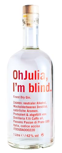 Oh Julia, I'm blind. | Gin aus Italien | 1 l. Flasche Oh Julia, I'm blind. | Gin aus Italien | 1 l. Flasche von Generic