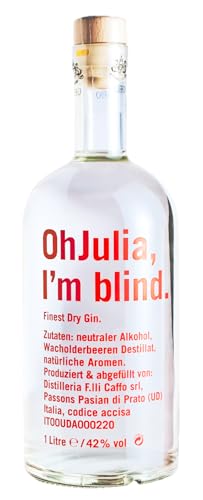 Oh Julia, I'm blind. | Gin aus Italien | 1 l. Flasche von Generic