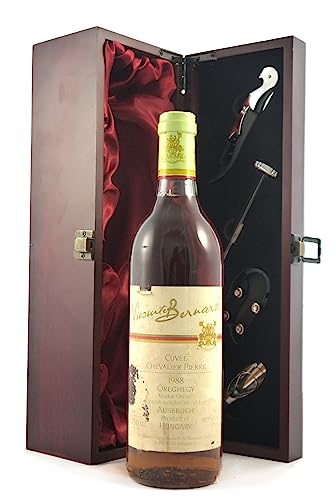 Oreghegy 'Cuvee Chevalier Pierre' 1988 Vicourte Bernard (Dessert wine) in einer Geschenkbox, da zu 3 Weinaccessoires, 1 x 750ml von Generic