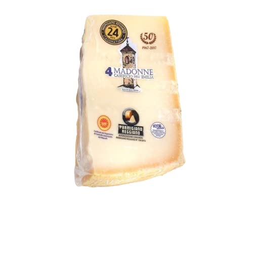 4 Madonne Parmigiano Reggiano DOP, mindestens 24 Monate gereift, ca. 500 Gramm original Parmesan Käse von Generisch