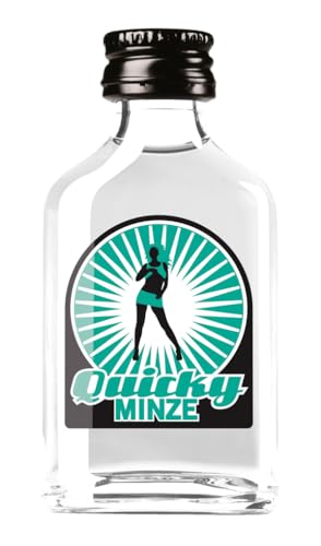 Generic Quicky Minze | Pfefferminzlikör | 20 Miniaturen je 20 ml. von Generic