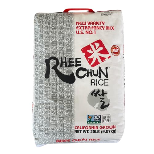 Rhee Chun Reis 9,06kg (Rundkornreis) Korean Food, for Sushi, Kimbap,Bibimbap, Ramyun, Ramen, Milchries, Rice von Generic