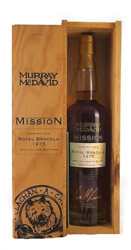 Royal Brackla Single 27 year old Malt Scotch Whisky 1975 Murray McDavid Mission (Original box) in einer Geschenkbox, 1 x 750ml von Generic