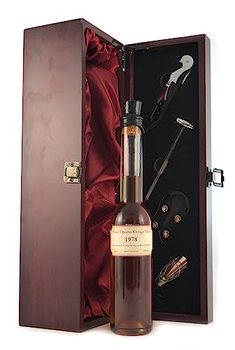 Royal Oporto Vintage Port 1978 (Decanted Selection) 20cls in einer mit Seide ausgestatetten Geschenkbox, da zu 4 Weinaccessoires, 1 x 200ml von Generic