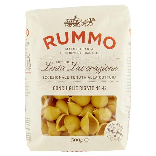 Rummo Conchiglie Rigate langsame Verarbeitung 500 gr. (5 PACKUNGEN à 500gr) von Generic