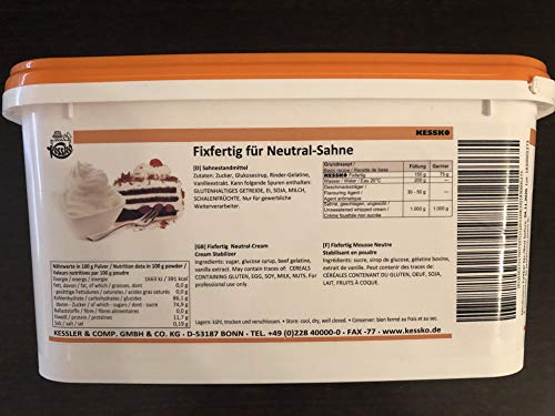 Sahnestand neutral 900 g Kessko Sahnefond neutral 0,9 kg Sahnestand neutral 900 g Kessko Sahnefond neutral 0,9 kg von Generic