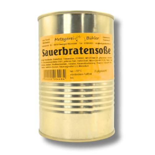 Sauerbratensoße Fertiggericht hausgemachte Gourmet dunkle Soße zu Braten 400g von Generic