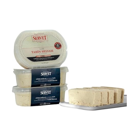 Servet - Rafine Şeker İlavesiz Sade Taze Tahin Helvası 3'lü Paket von Generic