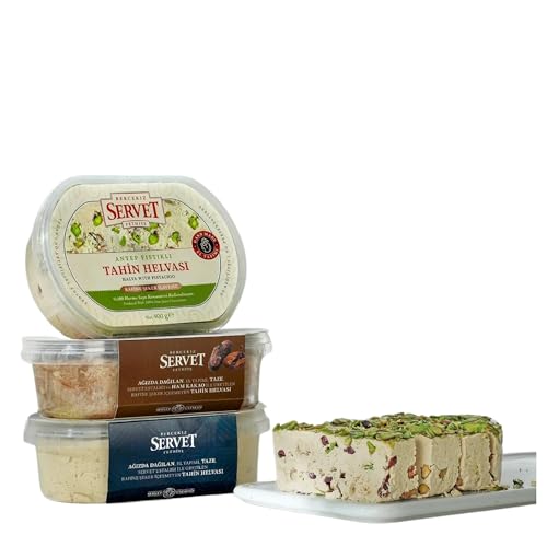 Servet - Rafine Şeker İlavesiz - mix Tahin Helvası 3'lü Paket, Servet - Feinzuckerfrei - Mix Tahin-Helva 3er-Packung Servet - Rafine Şeker İlavesiz - mix Tahin Helvası 3'lü Paket, Servet - Feinzuckerfrei - Mix Tahin-Helva 3er-Packung von Generic