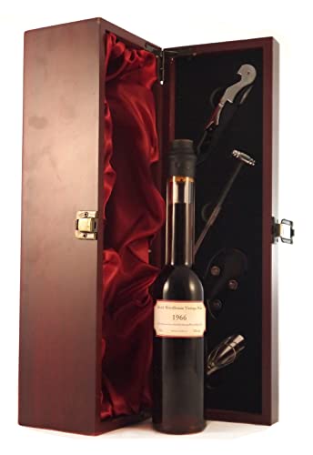 Smith Woodhouse Vintage Port 1966 (Decanted Selection) 20cls in einer mit Seide ausgestatetten Geschenkbox, da zu 4 Weinaccessoires, 1 x 200ml von Generic