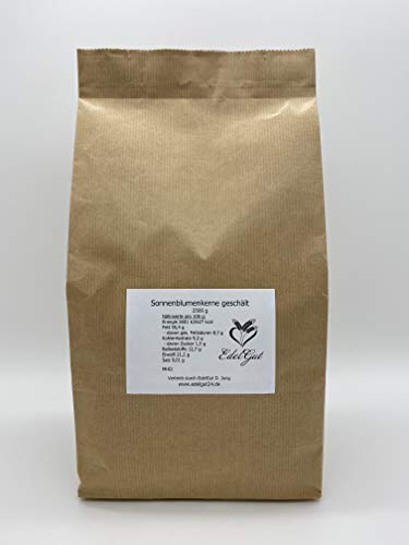 Sonnenblumenkerne 2,5 kg geschält Bäcker Qualität vegan rohkost 2500g von Generic