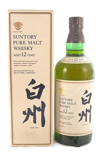 Suntory Hakushu Pure 12 Year Old Malt Whisky 1990's bottling (Original box), 1 x 750ml von Generic