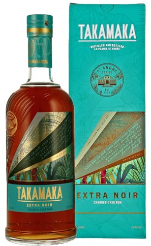 Takamaka Extra Noir Rum | kräftiger Rum von den Seychellen | 0,7 l. Flasche in Box von Generic