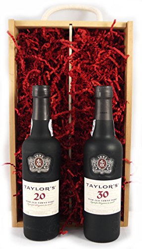 Taylor Fladgate 50 years of Port (35cl) Wooden Box in einer Geschenkbox, 2 x 375ml von Generic