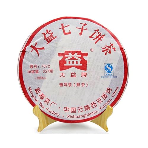 Ursprünglicher Tee Menghai Dayi 7572 Shu Reifer Pu Er Puer Pu Erh 357g von Generic