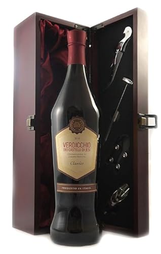 Verdicchio Dei Castelli Di Jesi Classico 2018 in einer Geschenkbox, da zu 3 Weinaccessoires, 1 x 750ml Verdicchio Dei Castelli Di Jesi Classico 2018 in einer Geschenkbox, da zu 3 Weinaccessoires, 1 x 750ml von Generic