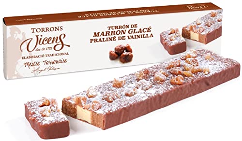 Vicens Agramunt's Torrons - Albert Adrià Natura Collection - Marron Glacé Nougat mit Vanillepraline - 10.58oz/ 300gr (1 stück) von Generic