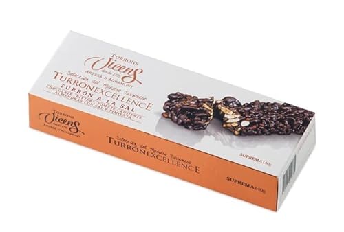 Vicens Agramunt's Torrons - Excellence Collection - Salty Bitter Chocolate Nougat / Salziger Bitterschokoladennougat- 2 x 4.93oz/140gr (2 stück) von Generic