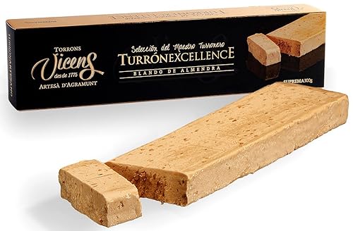 Vicens Agramunt's Torrons - Excellence Collection - Soft Almond Nougat/Weicher Mandelnougat - 10.58oz/ 300gr (1 stück) von Generic