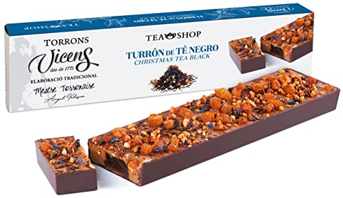 Vicens Agramunt's Torrons - Tea Shop Collection - Black Tea Nougat "Christmas Tea" / Schwarztee-Nougat „Weihnachtstee“ - 10.58oz/ 300gr (1 stück) von Generic