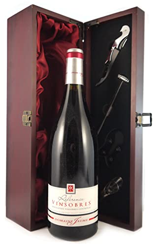 Vinsobres Reference 2004 Domaine Jaume (Red wine) in einer mit Seide ausgestatetten Geschenkbox, da zu 4 Weinaccessoires, 1 x 750ml von Generic