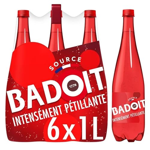 Wasserkohlensäure, rot, 6 x 1 l, BADOIT von Generic