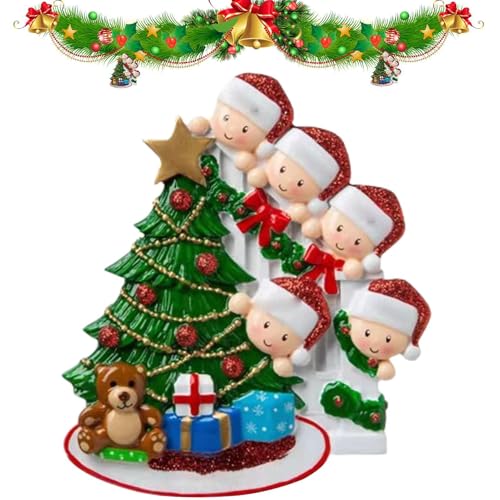 Weihnachtsbaumanhänger – individueller Familienschmuck, personalisierte Weihnachtsdekoration | Familienbaum-Hängedekoration, einzigartiger Weihnachtsschmuck mit Familiennamen für Heimdekoration und Fe Weihnachtsbaumanhänger – individueller Familienschmuck, personalisierte Weihnachtsdekoration | Familienbaum-Hängedekoration, einzigartiger Weihnachtsschmuck mit Familiennamen für Heimdekoration und Fe von Generic