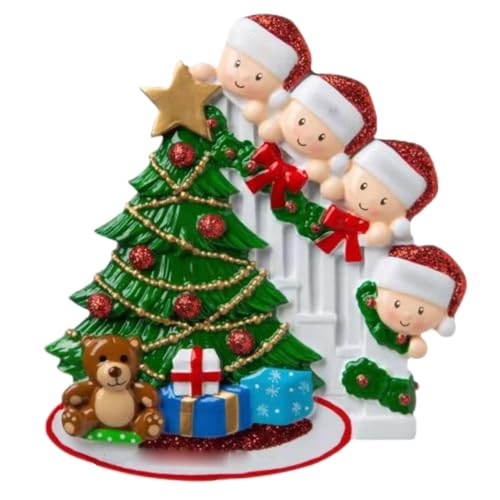Weihnachtsbaumanhänger – individueller Familienschmuck, personalisierte Weihnachtsdekoration | Familienbaum-Hängedekoration, einzigartiger Weihnachtsschmuck mit Familiennamen für Heimdekoration und Fe Weihnachtsbaumanhänger – individueller Familienschmuck, personalisierte Weihnachtsdekoration | Familienbaum-Hängedekoration, einzigartiger Weihnachtsschmuck mit Familiennamen für Heimdekoration und Fe von Generic