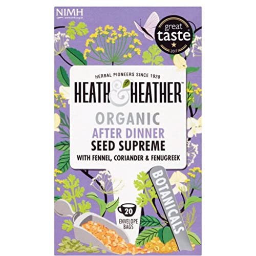 Bio-Verdauungsinfusion von Heath & Heather mit Fenchelsamen und koffeinfreiem Koriander - 1 x 20 Teebeutel (30 Gramm) von Generico