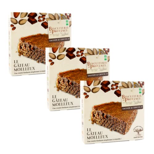 Biscuiterie de Provence | Torta Mandorle Cioccolato | Torta Senza Glutine Senza Conservanti - 3 x 240 Gr | Dolci Senza Glutine von Generico