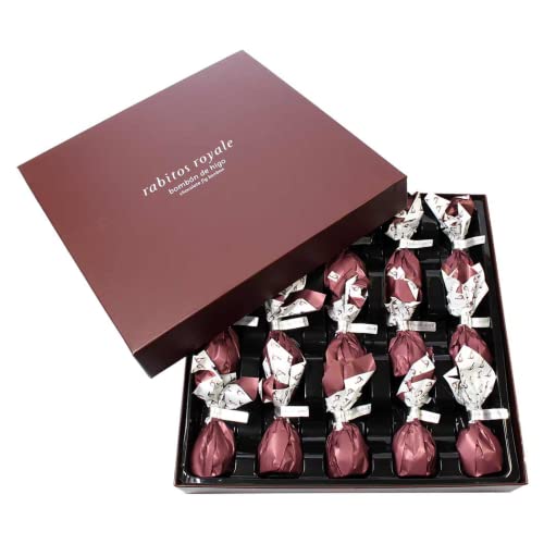 Bonbon de Higo | Schachtel mit 15 Bonbons aus dunkler Schokolade | Brandy Aroma dehydrierte Feige - 265 Gr | Pralinen mit Feige | Geschenkbox Pralinen von Generico