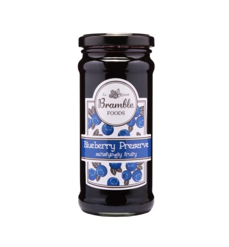 Brombeer-Lebensmittel | Glas englische Marmelade | Heidelbeermarmelade - 1 x 340 Gr | Qualität Marmelade | Fruchtkompott von ANTICO CAFFE' NOVECENTO
