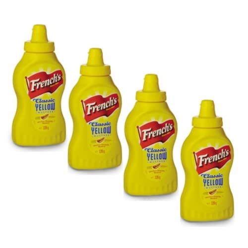 CMC Frenchs amerikanischer Senape | Amerikanischer Senf ideal für Hot Dog und Patatine Fritte | Gialla Senf 4 Confezioni da 226 g CMC Frenchs amerikanischer Senape | Amerikanischer Senf ideal für Hot Dog und Patatine Fritte | Gialla Senf 4 Confezioni da 226 g von ANTICO CAFFE' NOVECENTO