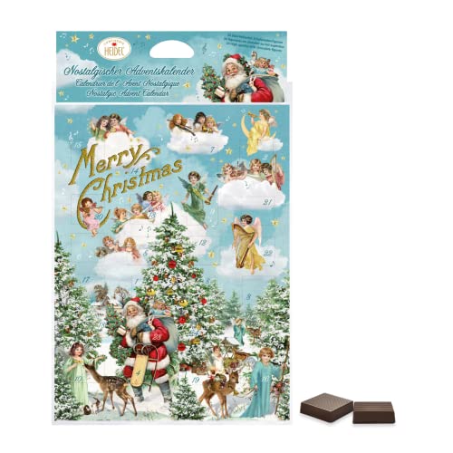 Confiserie Heidel | Adventskalender Milchschokolade | Heimtextilien | Advents-Weihnachtskalender - 75 Gr | Milchschokolade von Generico