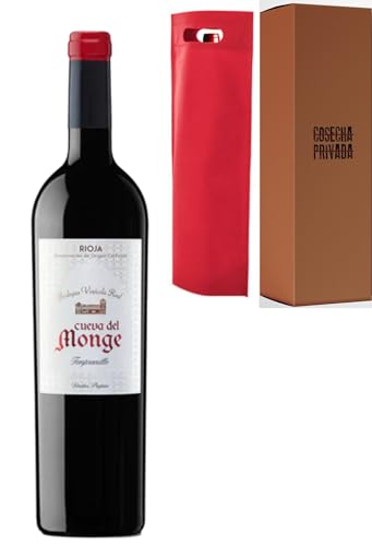 Cueva del Monge -200 Monges - Weingeschenk - Rotwein - Rioja - Versendet von Cosecha Privada (1 x Flasche 75 cl, Rot) von Genérico