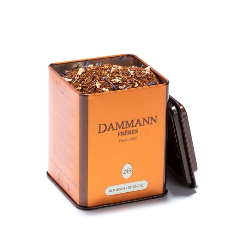 Dammann-Brüder | Aromi Orientali Rotbusch | Infuso di Rooibos, Bergamotto, Frutto Passione - 100 Gr | Tè Rosso Sudafrica Sfuso | Rooibos Senza Caffeina Lattina von Generico