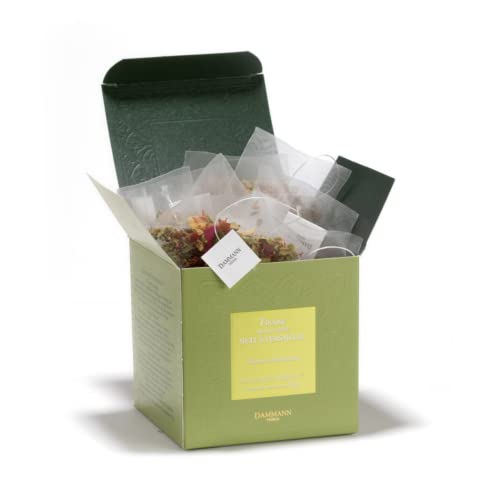 Dammann-Brüder | Kräutertee Rosa Canina, Verbena, Tiglio | Infuso Notte a Versailles - 25 Filtri (50 Gr) | Petali di Bergamotto, Kiwi und Violetta | Tisana Filtri in Sacchetto Senza Caffeina von Generico