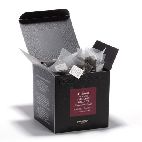 Dammann-Brüder | Schwarzer Bergamotte-Tee | Schwarzer Tee Earl Grey - 50 Teefilter (100 Gr) | Teefilter im Beutel | Schwarzer Tee mit Bergamotte-Aroma | Earl Grey Tee & Yin Zhen von Generico