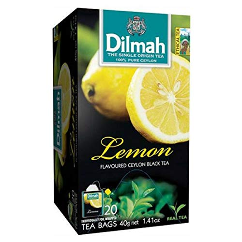 Dilmah Tee schwarz Single Origin 100% Ceylon mit Zitronenaromen - 1 x 20 Teebeutel (40 Gramm) von Generico