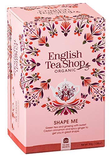 English Tea Shop Bio-Modellierung Kräutertee auf Basis von grünem Tee mit Zimt und Ginseng Hergestellt in Sri Lanka - 1 x 20 Teebeutel (30 Gramm) von Generico