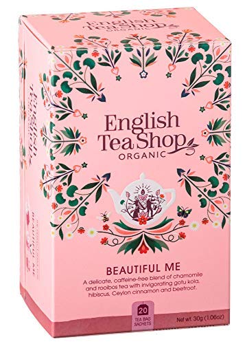 English Tea Shop Kräutertee der Schönheit mit Gotu Kola, Preiselbeeren und Rosenblättern Hergestellt in Sri Lanka Bio-Produkt - 1 x 20 Teebeutel (30 Gramm) von Generico