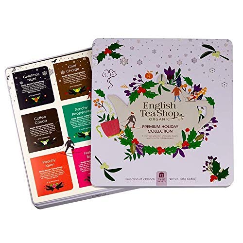 English Tea Shop Premium Holiday Collection Auswahl an Bio-Tee und Kräutertees mit festlichen Aromen Made in Sri Lanka - 1 x 72 Teebeutel (108 Gramm) von Generico