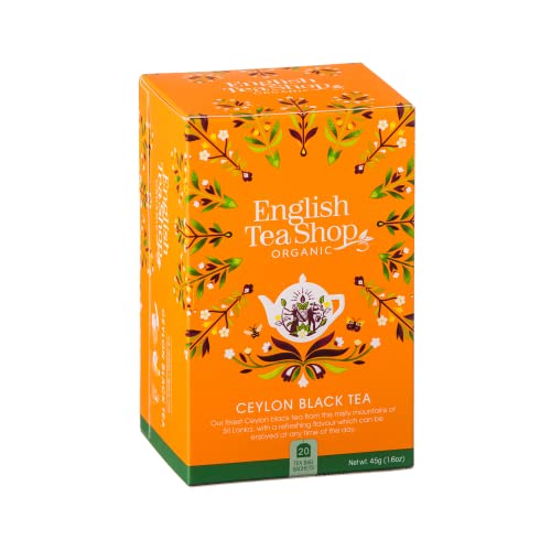 English Tea Shop Pure Bio Schwarzer Tee Made in Sri Lanka - 1 x 20 Teebeutel (45 Gramm) von Generico