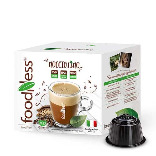 Foodness - Kapsel Erdnüssen Kompatibel Dolce Gusto Getränk Aus 'Aroma Weich und Rund (6 Box Tot. 60 Kapseln) von Generico