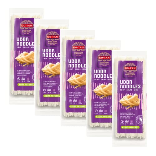 Go Tan | Udon-Nudeln Japanische Nudeln | Japanische Nudeln | Weiches Weizenmehl - 5 x 250 Gramm von ANTICO CAFFE' NOVECENTO