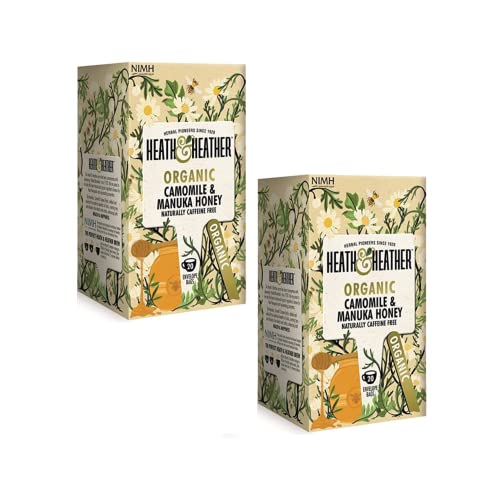 Heath & Heather Bio Kamillengeschmack Manuka Honig natürlich koffeinfrei - 2 x 20 Teebeutel (60 g) von Generico