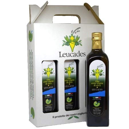 Idea Regalo Confezione Olio Evo Delicato Leucades 3 bottiglie 0,75l von Generico