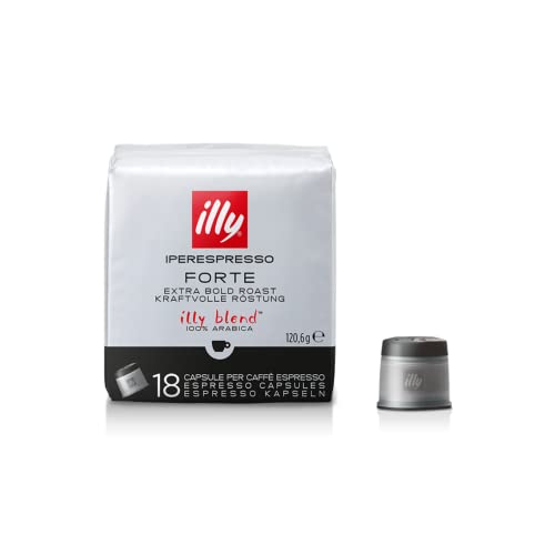 Illy Iperespresso Forte 100% Arabica | Illy 18 Kapseln für Espresso Kaffee (120,6 Gramm) von ANTICO CAFFE' NOVECENTO