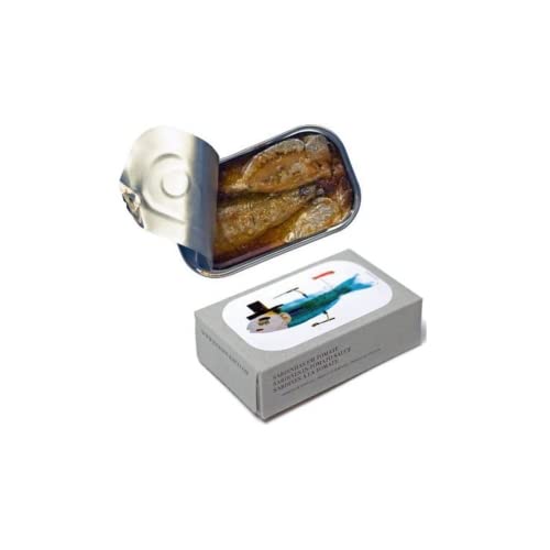 José Feinschmecker | Sardinen-Tomatensauce - 125 Gr (Abgetropft 1 x 90 Gr) | Fischkonserven | Gesalzene Sardinen von Generico