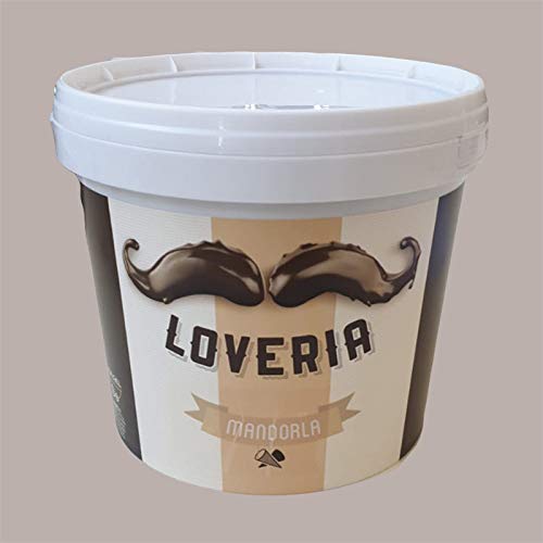 LEAGEL 5,5 kg Loveria Streichcreme mit Mandelgeschmack zum Variieren Dekorieren Füllung Cremino Eiscreme Gebäck Desserts von Generico